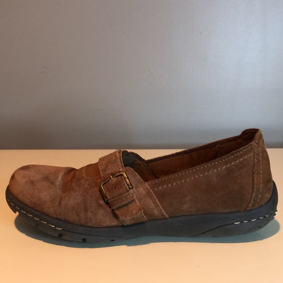 Croft Barrow Shoes Casual Slip On Loafers Brown Leather Closed Toe - Picture 5 of 14